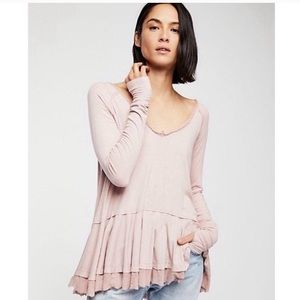 Free people peplum top